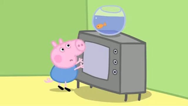 Peppa Pig (Свинка Пеппа) 15. Daddy Loses his Glasses (мультфильм на английском) смотреть онлайн