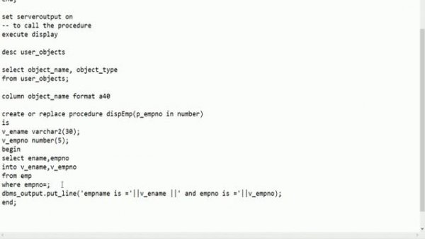 Oracle PL/SQL Stored Procedure | Procedural Language with SQL  | Stored Procedure | Procedure