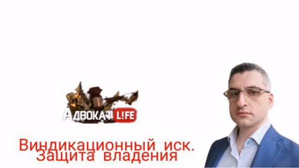 Виндикационный иск. Защита прав владения