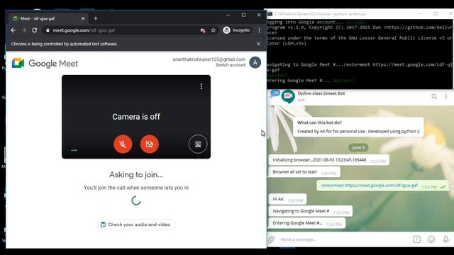 Google meet Bot смотреть онлайн