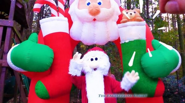 Assistant and Crystal play Cheer and Seek with Santa and Grinch