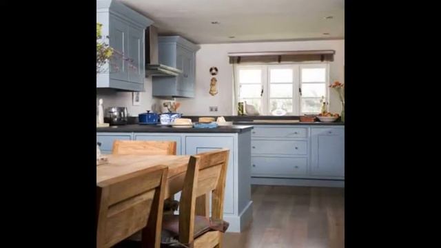 Голубая кухня: свежесть и невесомость в интерьере смотреть онлайн