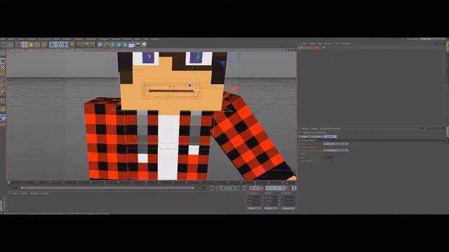 Как сделать свою майнкрафт анимацию в cinema 4d? смотреть онлайн