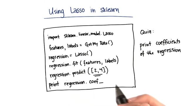 Lasso Coefficients Solution - Intro to Machine Learning смотреть онлайн
