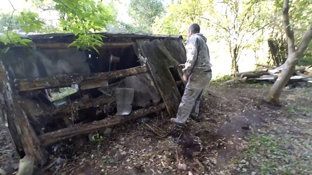 Разбираем сарай. Находим металл под землей. Преображаем участок смотреть онлайн