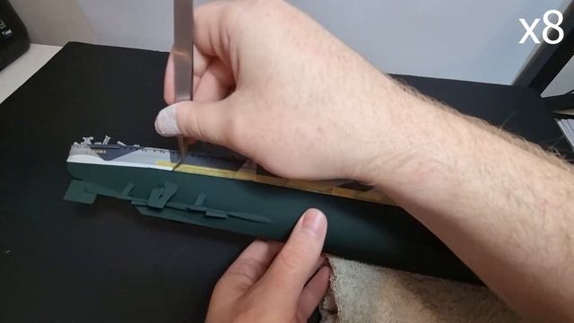1:350 RN Roma: Part 4 - Hull Colour Correction and Starboard Superstructure смотреть онлайн
