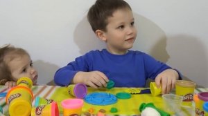 Готовим пиццу из цветного пластилина