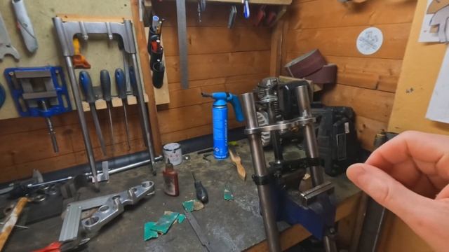 Shed Built Springer Final Honda Rebel Bobber Part 19 смотреть онлайн