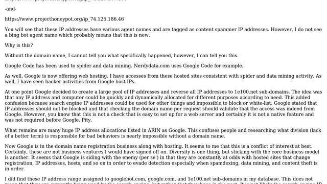 Webmasters: Bingbot requests from Google IP address (3 Solutions!!) смотреть онлайн