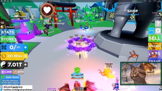 New Evil Karma Training Area Swords of Ancients in Roblox Ninja Legends смотреть онлайн