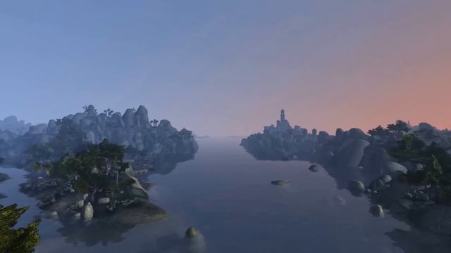 Tamriel Rebuilt - A scenic flyover of the Thirr смотреть онлайн