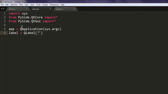 PySide Label Widget QLabel смотреть онлайн