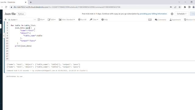 Creation of Json data using Python смотреть онлайн
