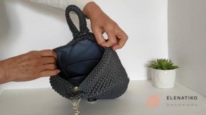 АНОНС Мастер класса по вязанию рюкзака из полиэфирного шнура| elana.tiko
