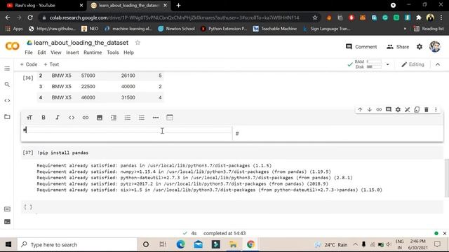 How to install NumPy , Pandas in Google colab and Jupyter notebook || Part-2 || Machine learning смотреть онлайн
