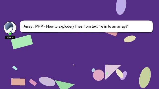 Array : PHP - How to explode() lines from text file in to an array? смотреть онлайн
