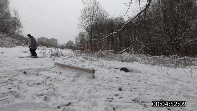 Открыл сезон джибинга на домашнем споте с первым снегом. смотреть онлайн