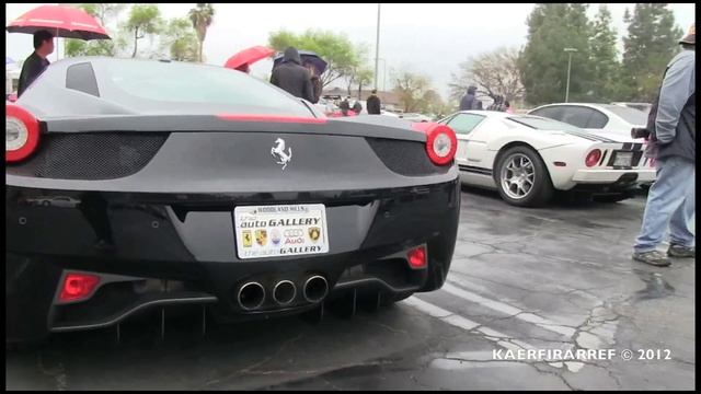 Ferrari's are beautiful in the rain! смотреть онлайн