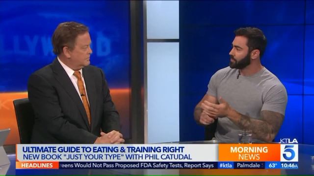 Body Type Discussion with Celebrity Trainer Phil Catudal, author of Just Your Type, on KTLA 5. смотреть онлайн
