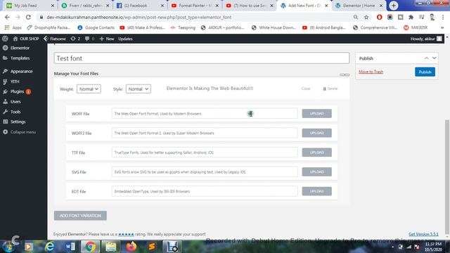 How to Add Custom Fonts To Elementor Free Or Pro смотреть онлайн