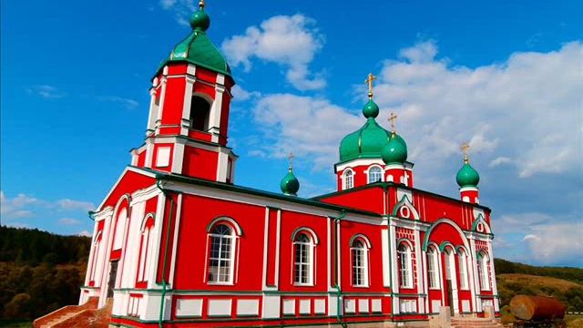 с. Блиновка. Храм Казанской иконы Божией матери смотреть онлайн