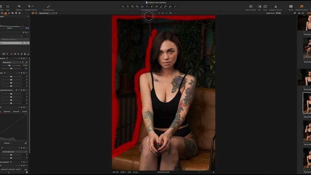 Как затемнить или осветлить фон в Capture One 21 смотреть онлайн