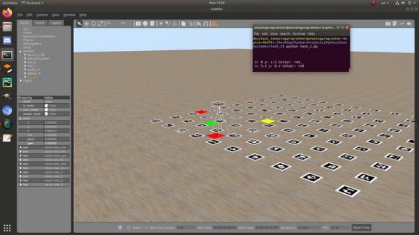 Task2. Autonomous drone flight. Gazebo Simulation. Clover. NTI Olympiad 2020.