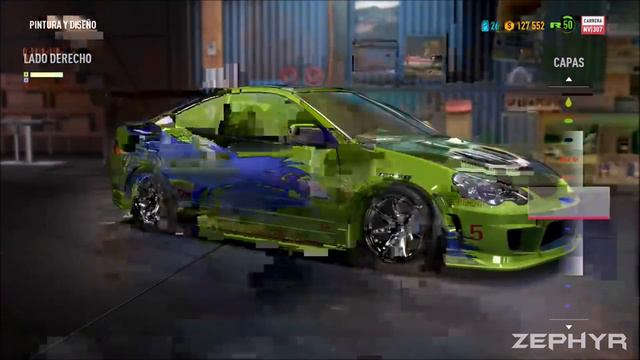 Need For Speed Payback   Bryan O´Conner Mitsubishi Eclipse (Acura RSX)  Fast&Furious