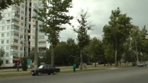 Душанбе. От Киноконцертного до Молодежного на маршрутке. 2014 год.
