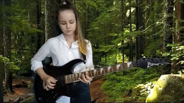 Играю на электрогитаре. Мне 9 лет. Iron maiden cover смотреть онлайн