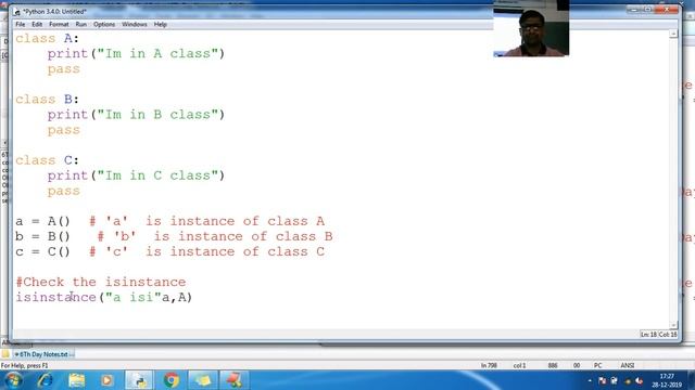 164 Python Class Membership using instanceof Python Programming Tutorial for Beginner to advance wi смотреть онлайн