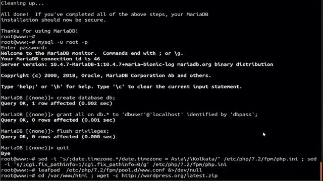 How To Install WordPress with LEMP on Ubuntu 18.04 смотреть онлайн