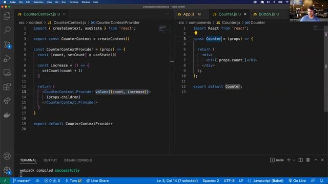 W19D3: React Context API (2 of 2) смотреть онлайн