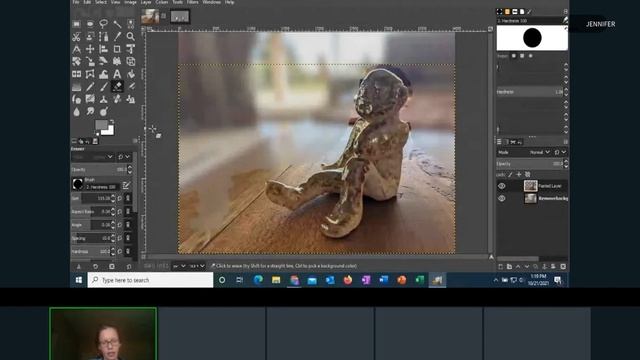 GIMP Tutorial 4 - Copy/Paste, Blurring and Text Tool смотреть онлайн
