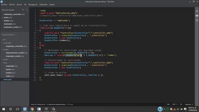 CRUD con PHP y Bootstrap utilizando el patrón MVC parte 6 смотреть онлайн