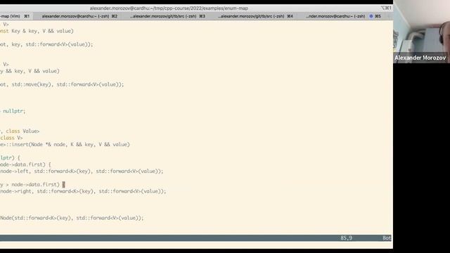 ITMO C++ 2022: Lecture 09.b смотреть онлайн