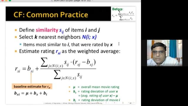BDA Lecture on Collaborative Filtering based Recommendation смотреть онлайн