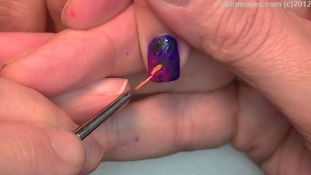 Neon Animal Print Design Tutorial for short nails смотреть онлайн