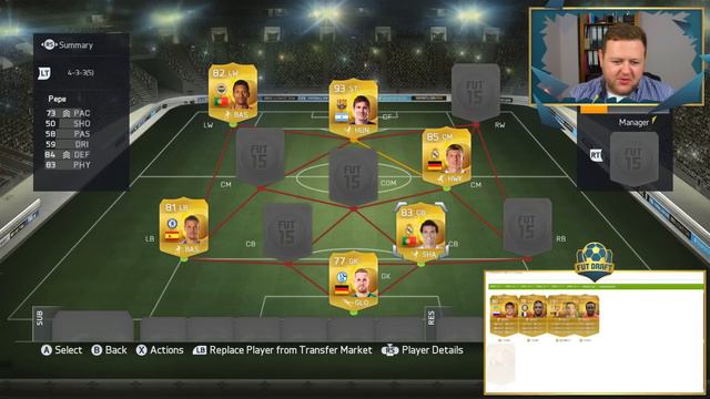 FIFA ULTIMATE TEAM DRAFT! PICKING MY SQUAD! (FIFA 15 ULTIMATE TEAM) смотреть онлайн