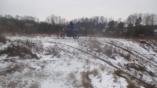Минск X 250.Зимняя тренировка. смотреть онлайн