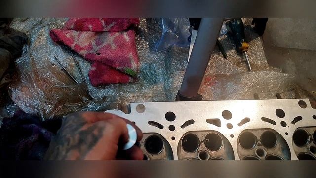 Притирка клапанов на ГБЦ от Икса E53 M62b44