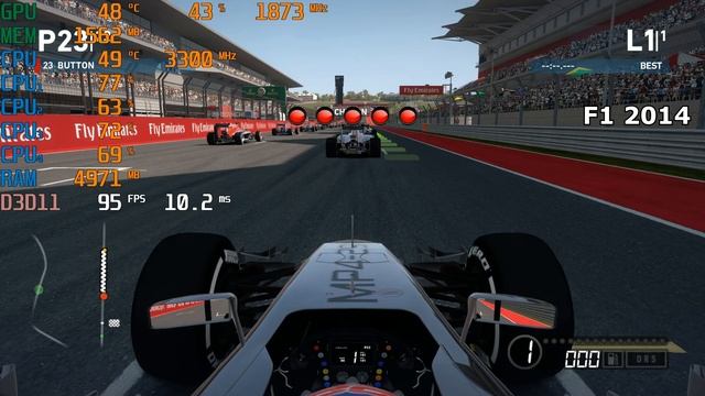 Intel Core i5-7400 \ Nvidia GTX 1060 3GB \ F1 History Benchmark \ maxed out @1080p (16GB RAM) смотреть онлайн