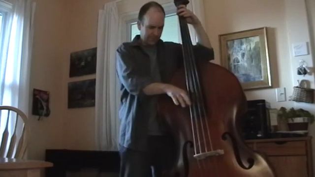 Upright bass solo improvisation - Oct 2014 смотреть онлайн