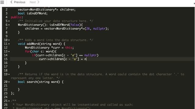Add and Search Word - Data structure design | LeetCode 211 | C++, Java, Python смотреть онлайн