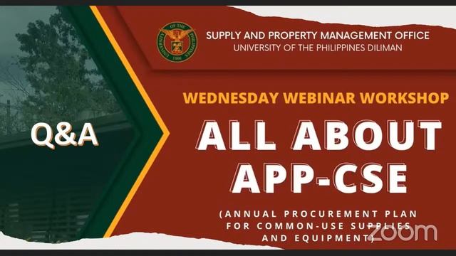 UPD SPMO Wednesday Webinar Workshop : All About APP-CSE смотреть онлайн