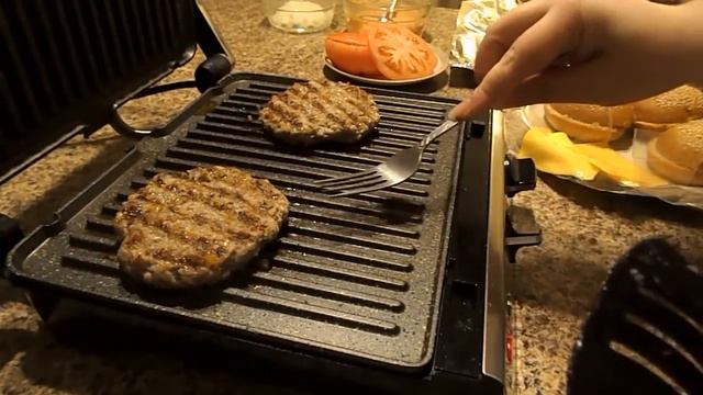 Сочнейший домашний Гамбургер на электрогриле