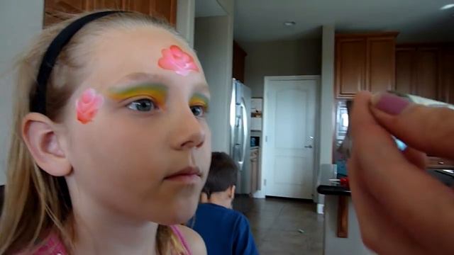Rose Princess Face Painting смотреть онлайн