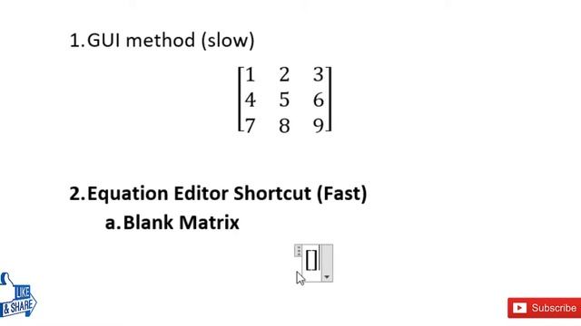 Insert matrix in Word: 2 Methods (including LaTeX type Shortcut for Word) ? смотреть онлайн