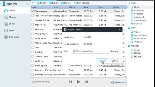 Transfer Music to iPod without iTunes смотреть онлайн