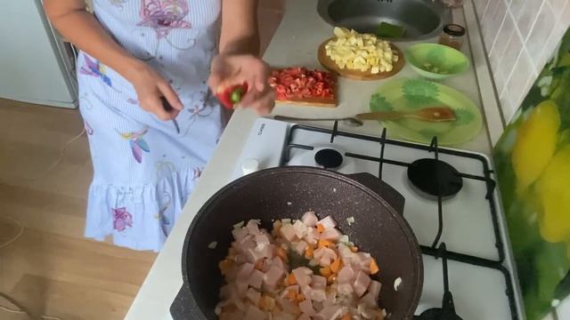 Убираю мешки и отеки под глазами. Простой и вкусный обед. смотреть онлайн